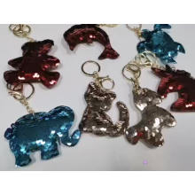 Wholesale fashion Sequin Animal Keychain